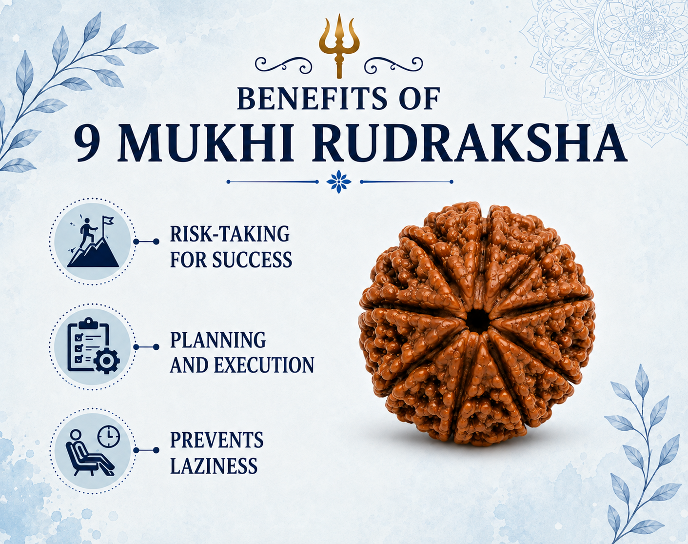 9 Mukhi Rudraksha ( Nepal Origin )